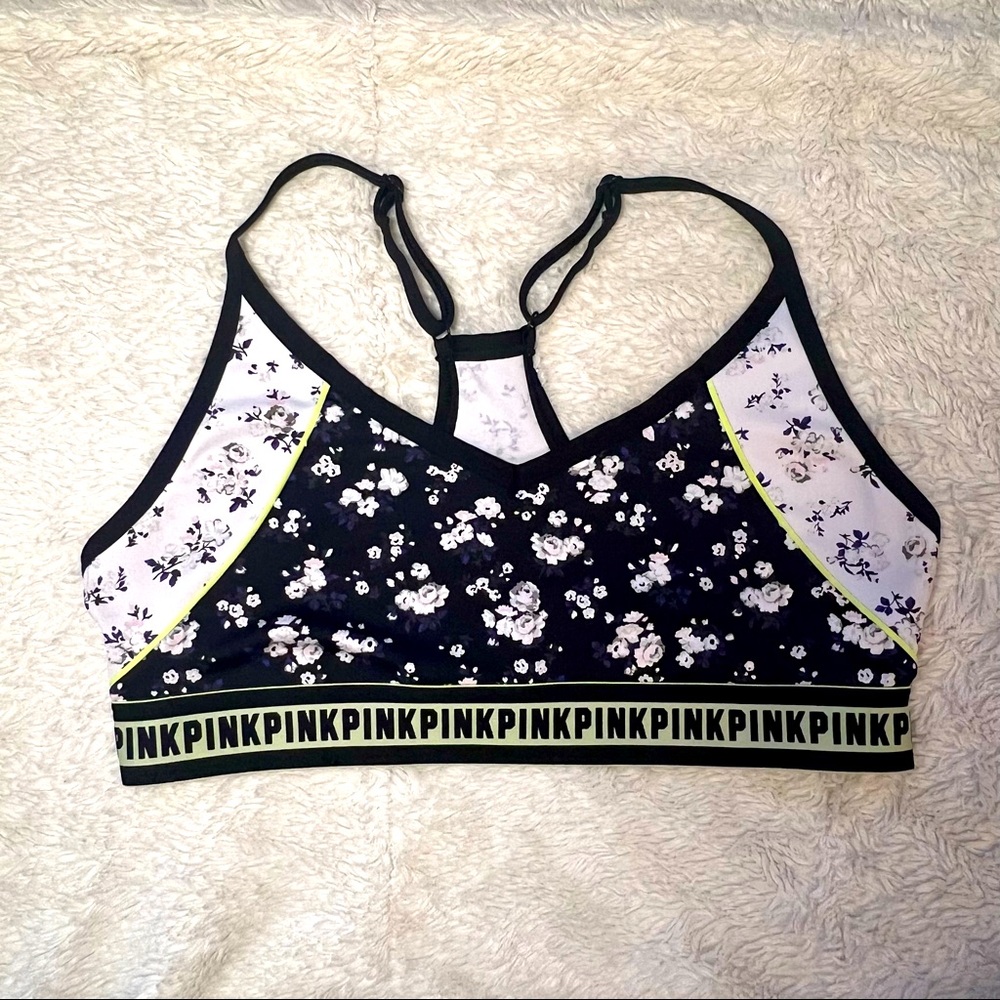 Floral PINK Victoria’s Secret Sports Bra
